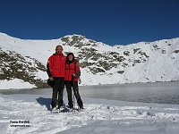 03 io e Adriana al lago Moro prima ciaspolata del 2008